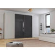 SCHWEBETÜRENSCHRANK 361/223/68 cm 4-türig  - Chromfarben, KONVENTIONELL, Glas/Holzwerkstoff (361/223/68cm) - Novel