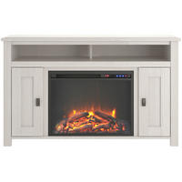 LOWBOARD Farmington  in 121/75/40 cm  - Schwarz/Weiß, Design, Glas/Holzwerkstoff (121/75/40cm) - MID.YOU