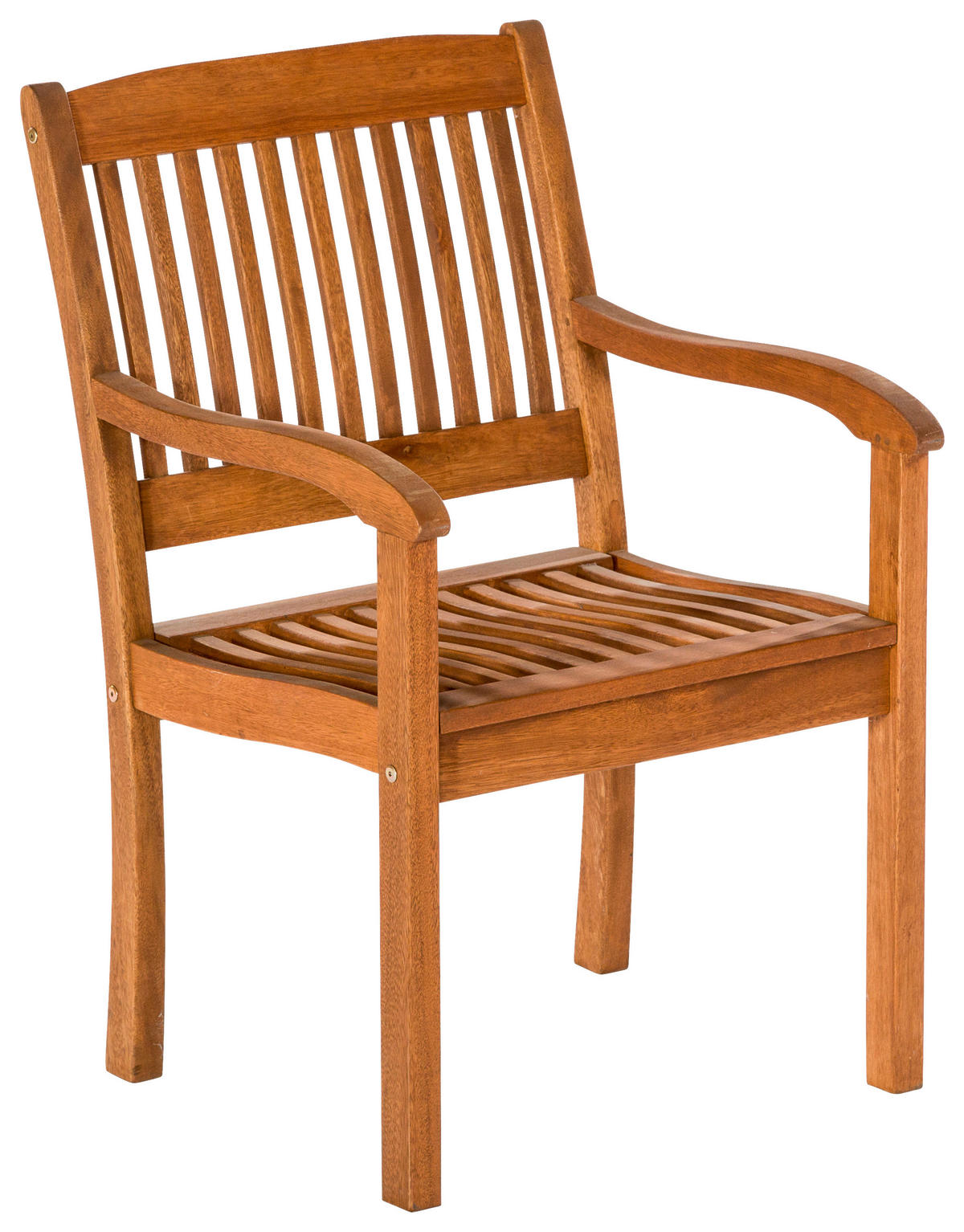 GARTENSESSEL Holz Naturfarben  - Naturfarben, KONVENTIONELL, Holz (57,5/107/118cm) - Gardenson