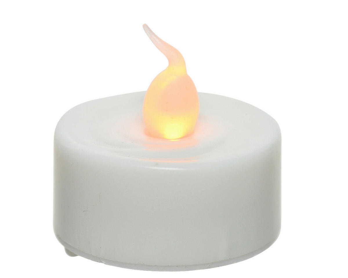 LED-KERZENSET  - Creme, Basics, Kunststoff (3,8cm)