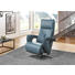 RELAXSESSEL in Leder Blau - Chromfarben/Blau, Design, Leder/Metall (77/108/87cm) - Valdera RELAXSESSEL in Leder Blau - Chromfarben/Blau, Design, Leder/Metall (77/108/87cm) - Valdera