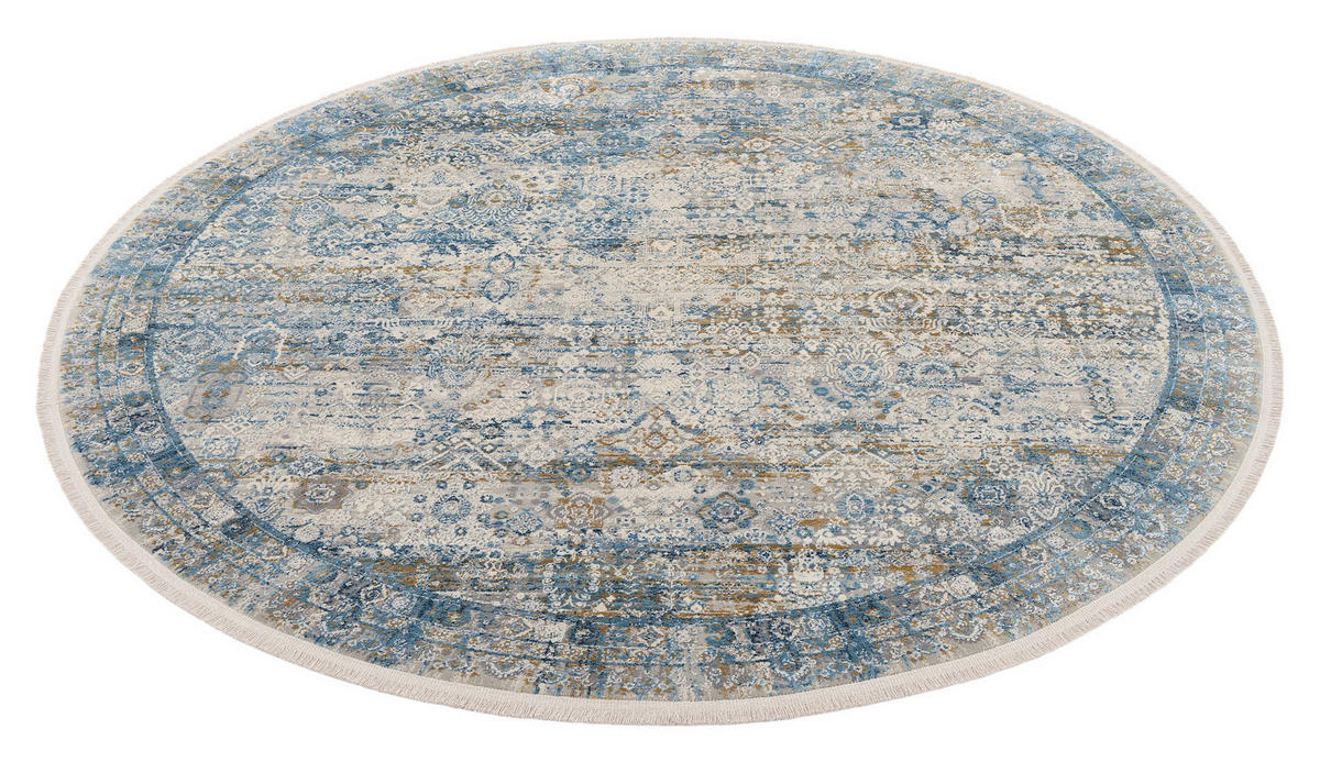 WEBTEPPICH 200 cm Toulon Blau, Grau  - Blau/Grau, Design, Textil (200cm) - Dieter Knoll