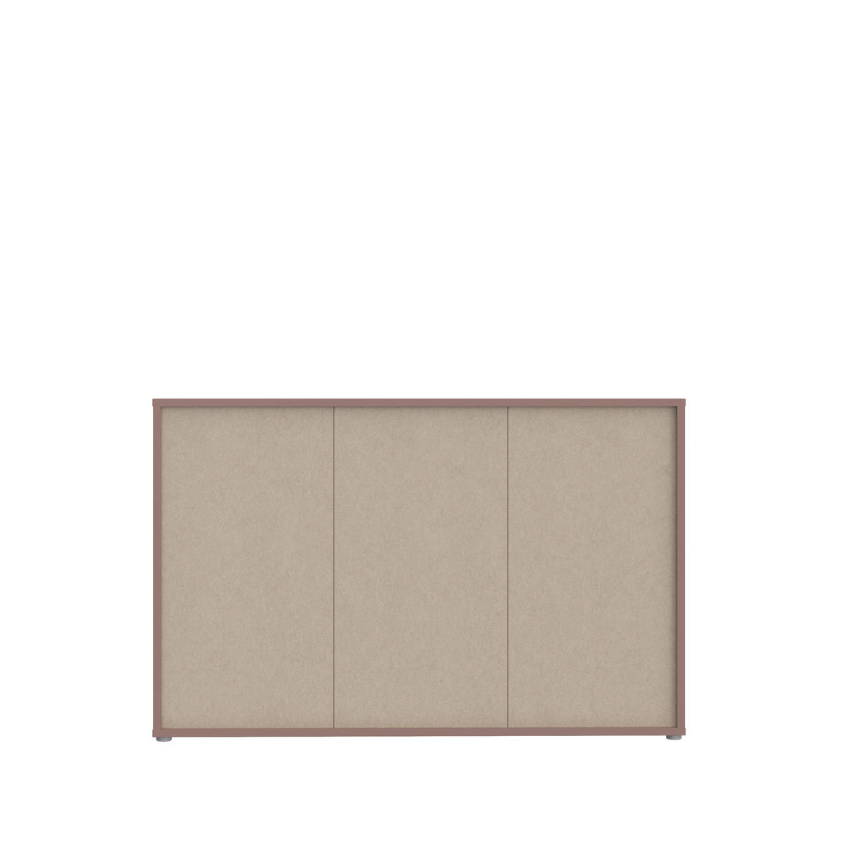 SIDEBOARD  154,2/99,1/34,9 cm  - Terracotta/Grau, MODERN, Holzwerkstoff/Kunststoff (154,2/99,1/34,9cm) - Carryhome