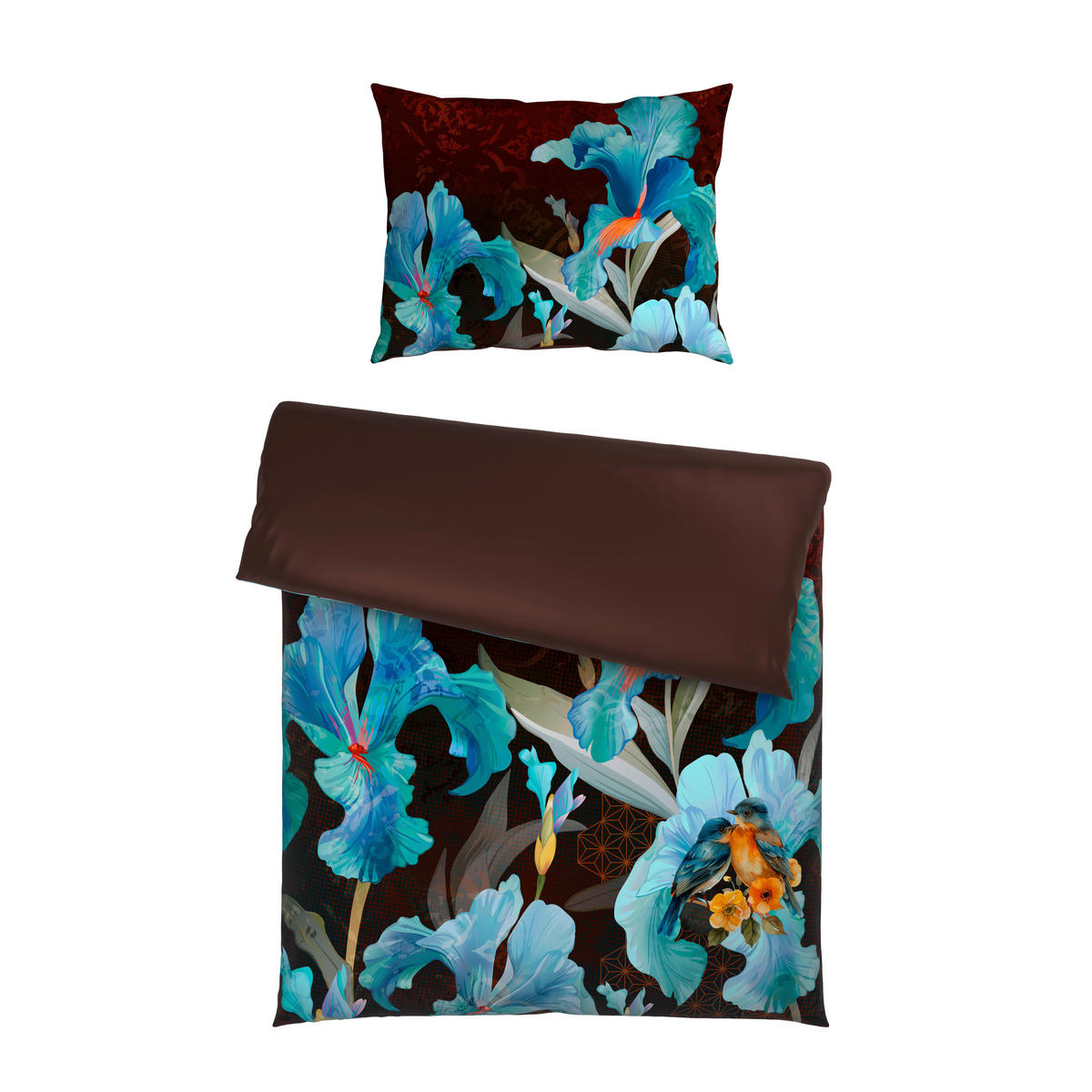 VÄNDBART PÅSLAKANSET satin 150/210 cm  - multicolor, Trend, textil (150/210cm) - Esposa