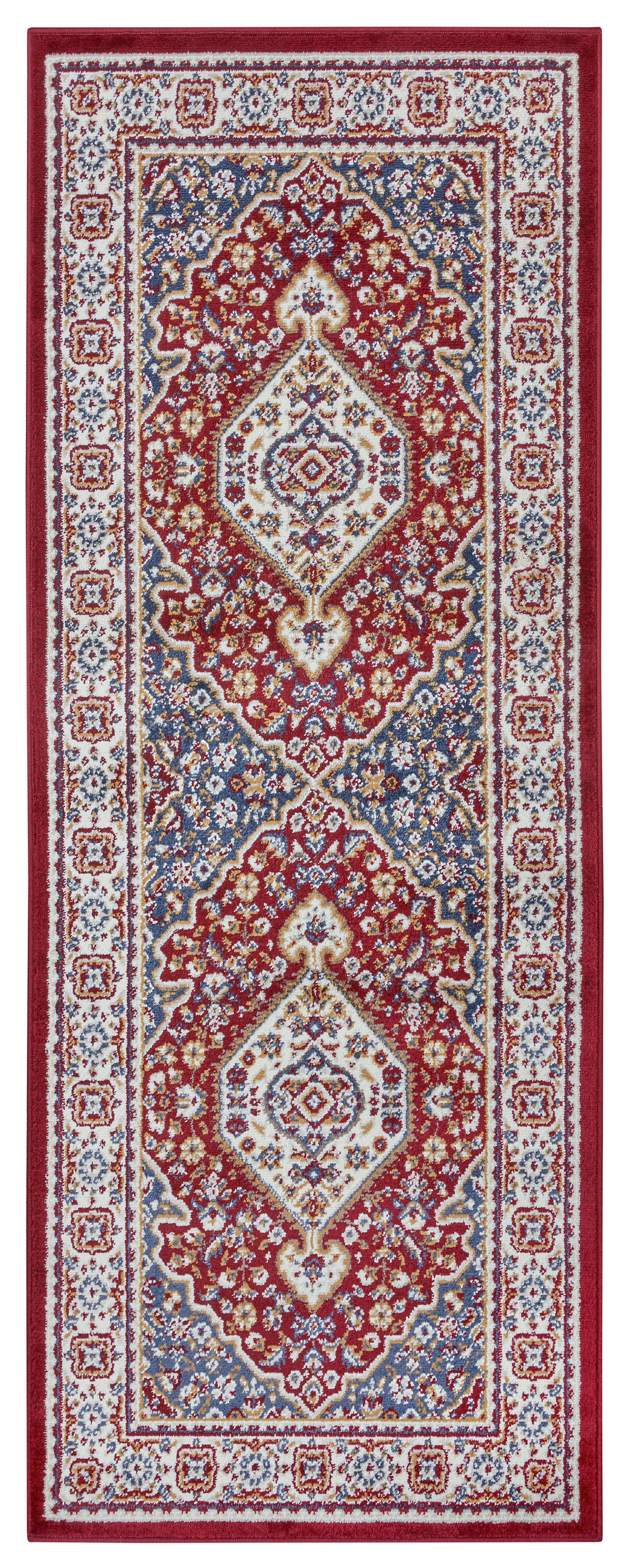 LÄUFER 80/240 cm Luxor  - Rot/Multicolor, Design, Kunststoff/Textil (80/240cm)