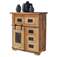 KOMODA, mangové drevo, prírodná farba, 70/85/45 cm - prírodná farba, Konventionell, kov/drevo (70/85/45cm) - Livetastic