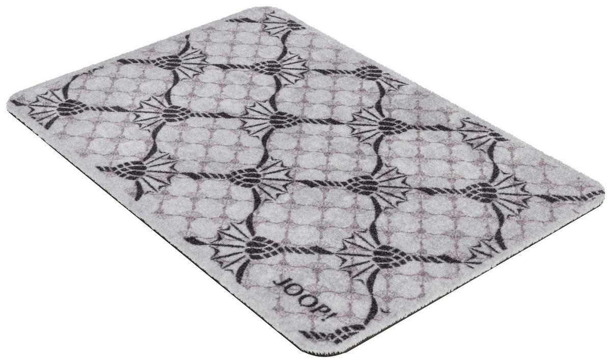 FUSSMATTE - Silberfarben, Design, Kunststoff (67/110cm) - Joop!