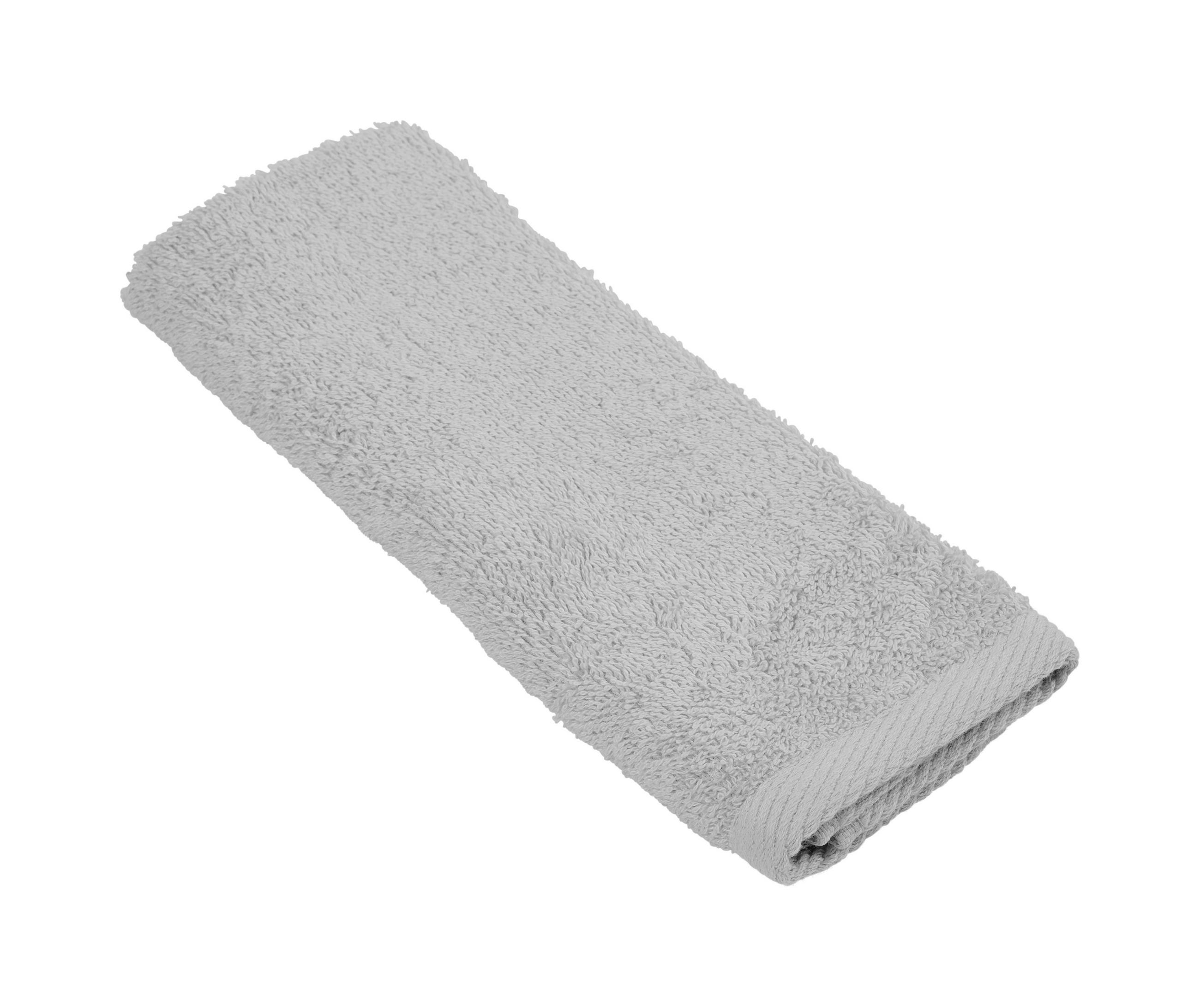 GÄSTETUCH Palma Silberfarben  - Silberfarben, Basics, Textil (30cm) - Esposa