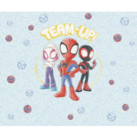 FOTOTAPETE SPIDEY AND HIS AMAZING FRIENDS  - Blau, Design, Textil (300/250cm) - Marvel