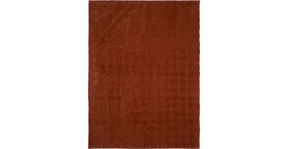 DECKE 150/200 cm - Cognac, Basics, Textil (150/200cm) - Novel