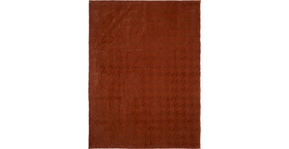 DECKE 150/200 cm  - Cognac, Basics, Textil (150/200cm) - Novel