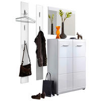 GARDEROBE 4-teilig 149/200/36 cm  - Weiss, Design, Holzwerkstoff (149/200/36cm) - Carryhome