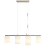 HÄNGELEUCHTE 80/12/120 cm  - Sandfarben, Trend, Glas/Metall (80/12/120cm) - Novel