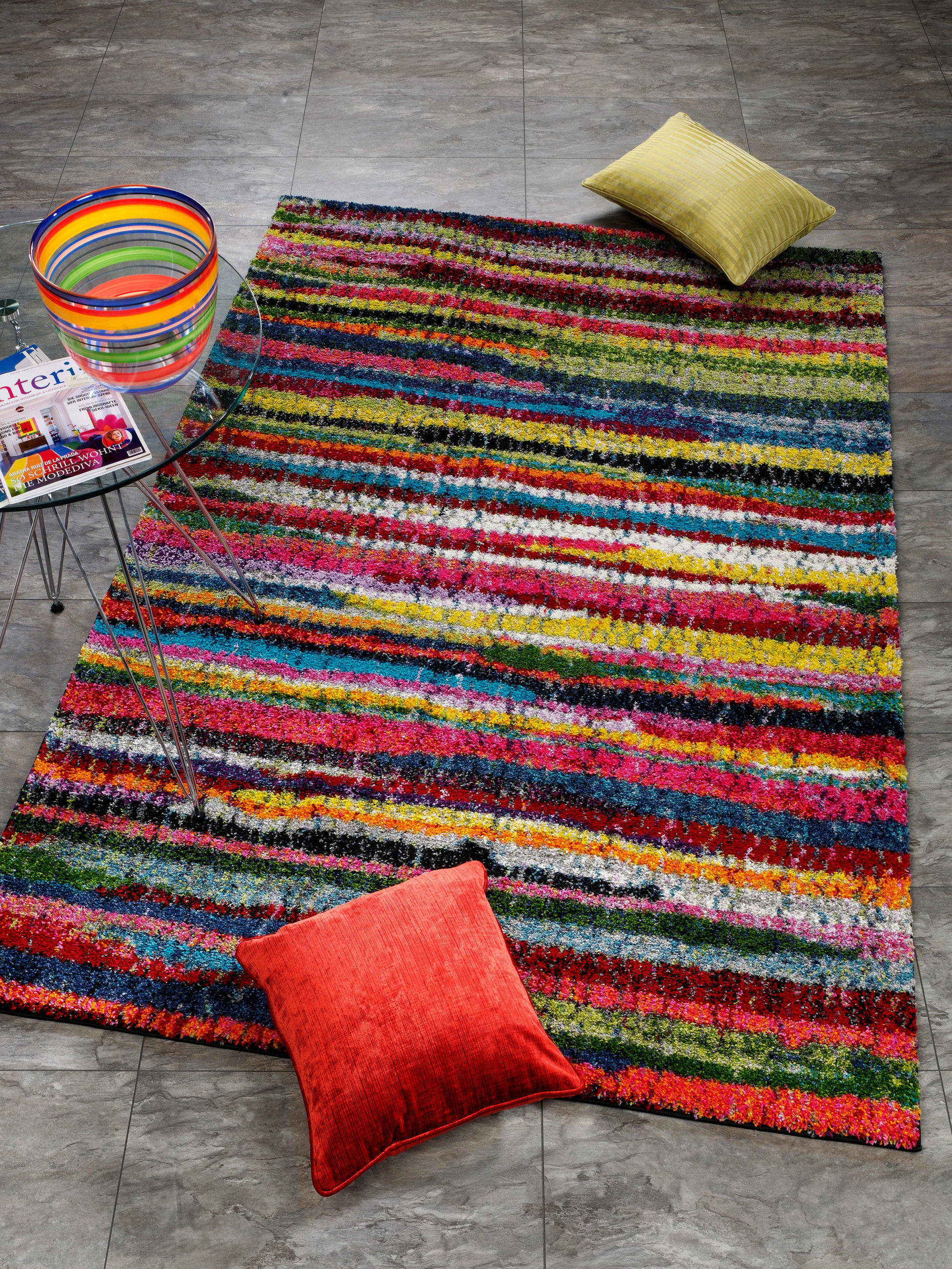 WEBTEPPICH 120/180 cm Sixteen LR Multicolor  - Multicolor, Basics, Textil (120/180cm) - Novel