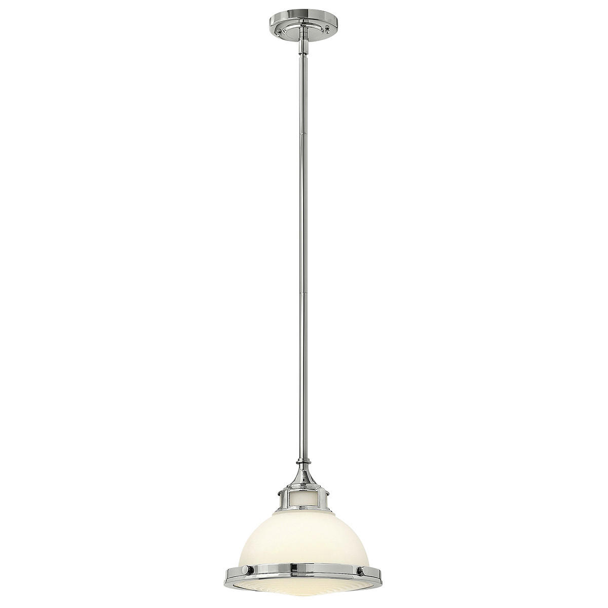 HÄNGELEUCHTE 29.2/31.8  cm    - Chromfarben, Konventionell, Glas/Metall (29.2/31.8 cm) - Elstead Lighting
