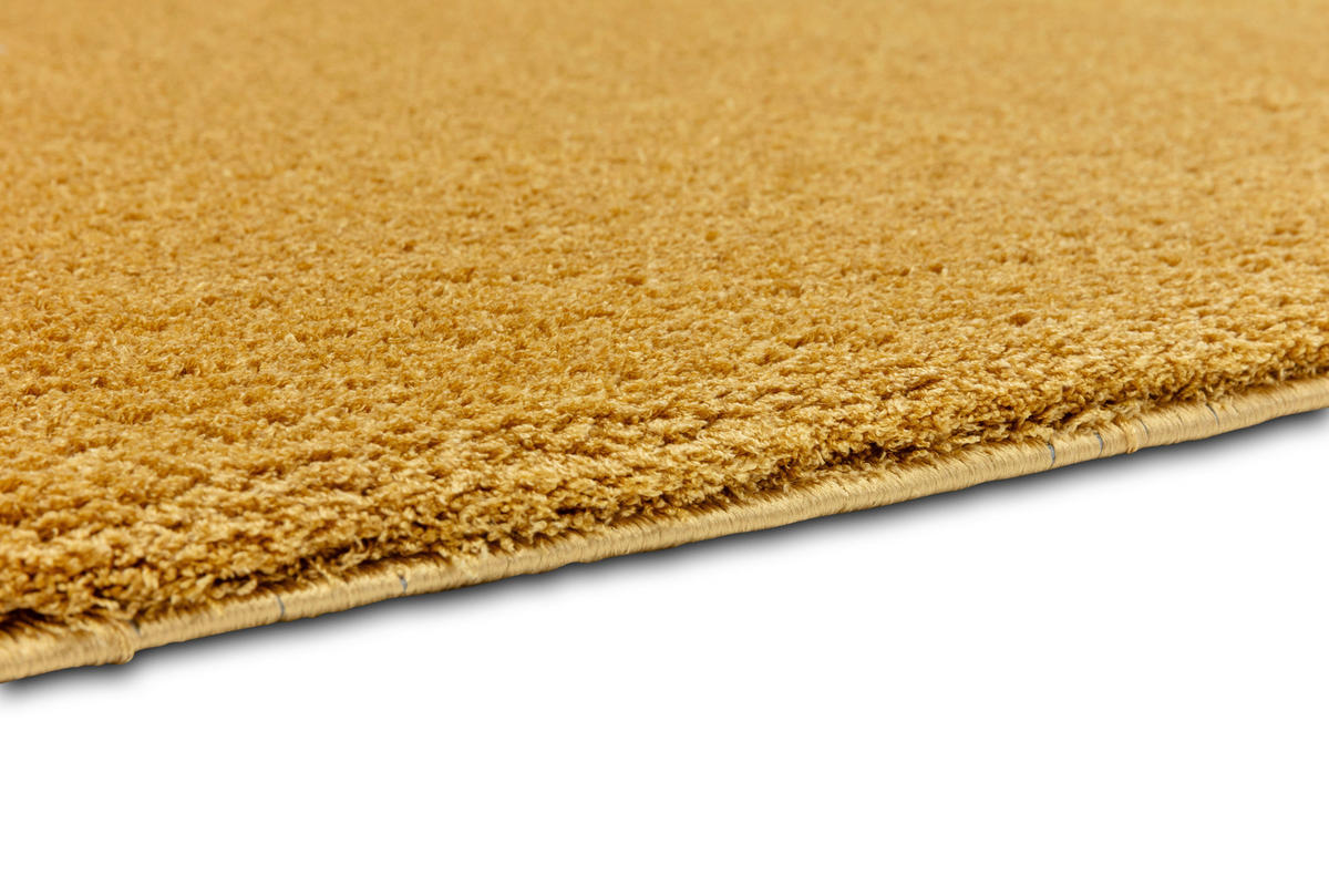 HOCHFLORTEPPICH 80/150 cm Salerno Goldfarben  - Goldfarben, Basics, Textil (80/150cm) - Novel