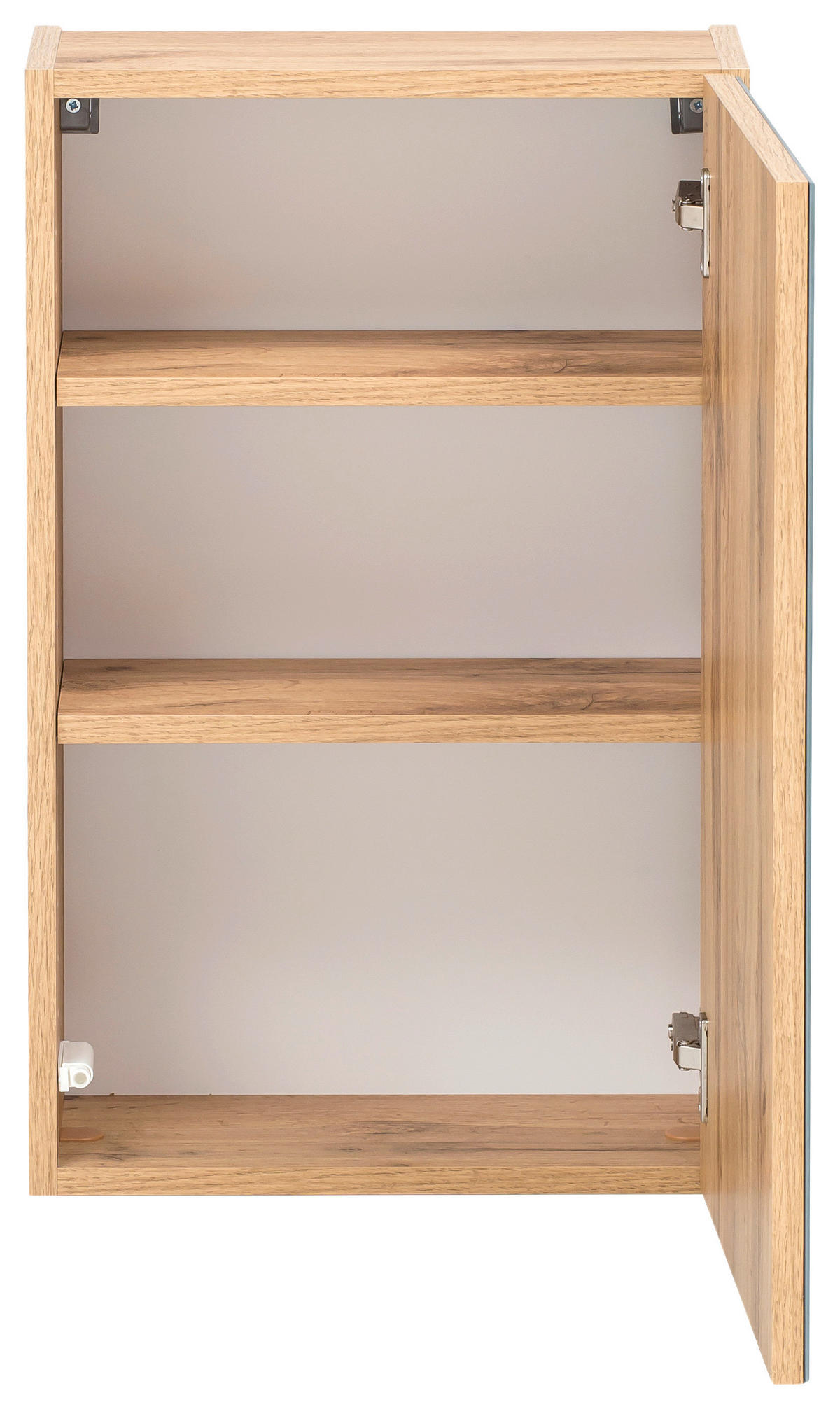 BADEZIMMER  in 160 cm  - Eichefarben/Grau, Konventionell, Glas/Holzwerkstoff (160cm) - Held