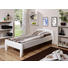BETT Kiefer massiv 100/200 cm - Weiß, KONVENTIONELL, Holz (100/200cm) - Carryhome BETT Kiefer massiv 100/200 cm - Weiß, KONVENTIONELL, Holz (100/200cm) - Carryhome