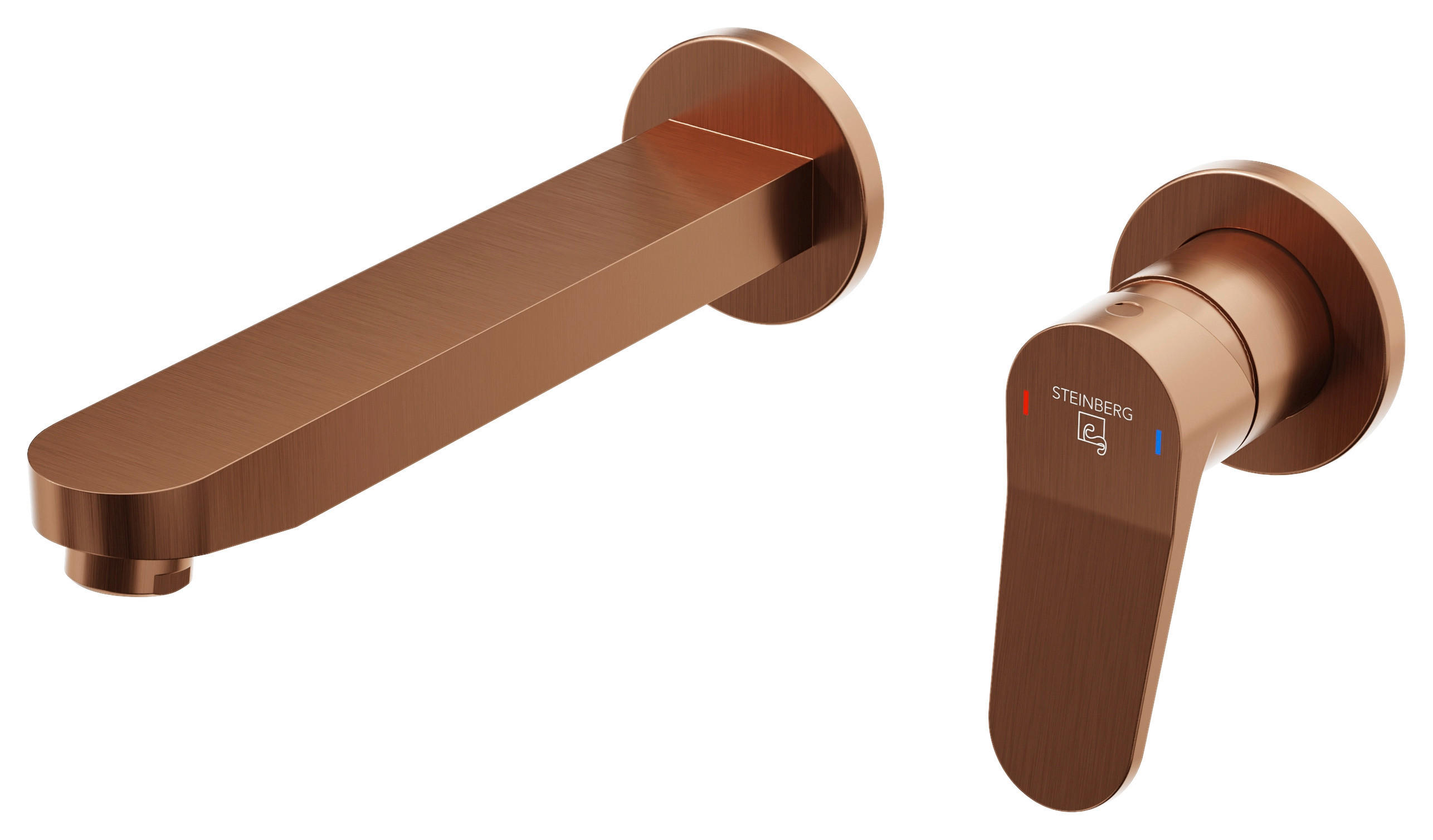 WASCHTISCHARMATUR 340 1814 3 BC  - Kupferfarben, MODERN, Metall (22,9/10/22cm)