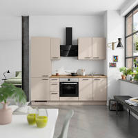 KÜCHENLEERBLOCK Easytouch 240 cm  in Eichefarben, Sandfarben  - Sandfarben/Eichefarben, MODERN, Holzwerkstoff/Metall (240cm) - Nobilia