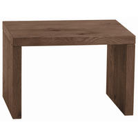NACHTSCHRANK 48/32/38 cm Wildeiche massiv  - Dunkelbraun, Design, Holz (48/32/38cm) - Hasena