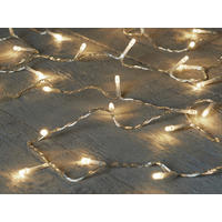 Lichterkette mit 100 LED´s 750 cm  - Transparent, Basics, Kunststoff (750cm)