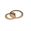 LED-DECKENLEUCHTE 59/43/8,5 cm   - Goldfarben/Schwarz, Basics, Metall (59/43/8,5cm)