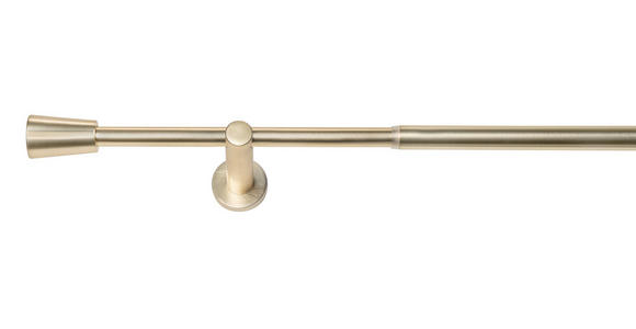 VORHANGSTANGENSET 100-190 cm  - Messingfarben, Design, Metall (100-190cm) - Homeware