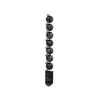 JULGRANSKULOR SET 3/3/3 cm 9 delar  - svart, Basics, glas (3/3/3cm)