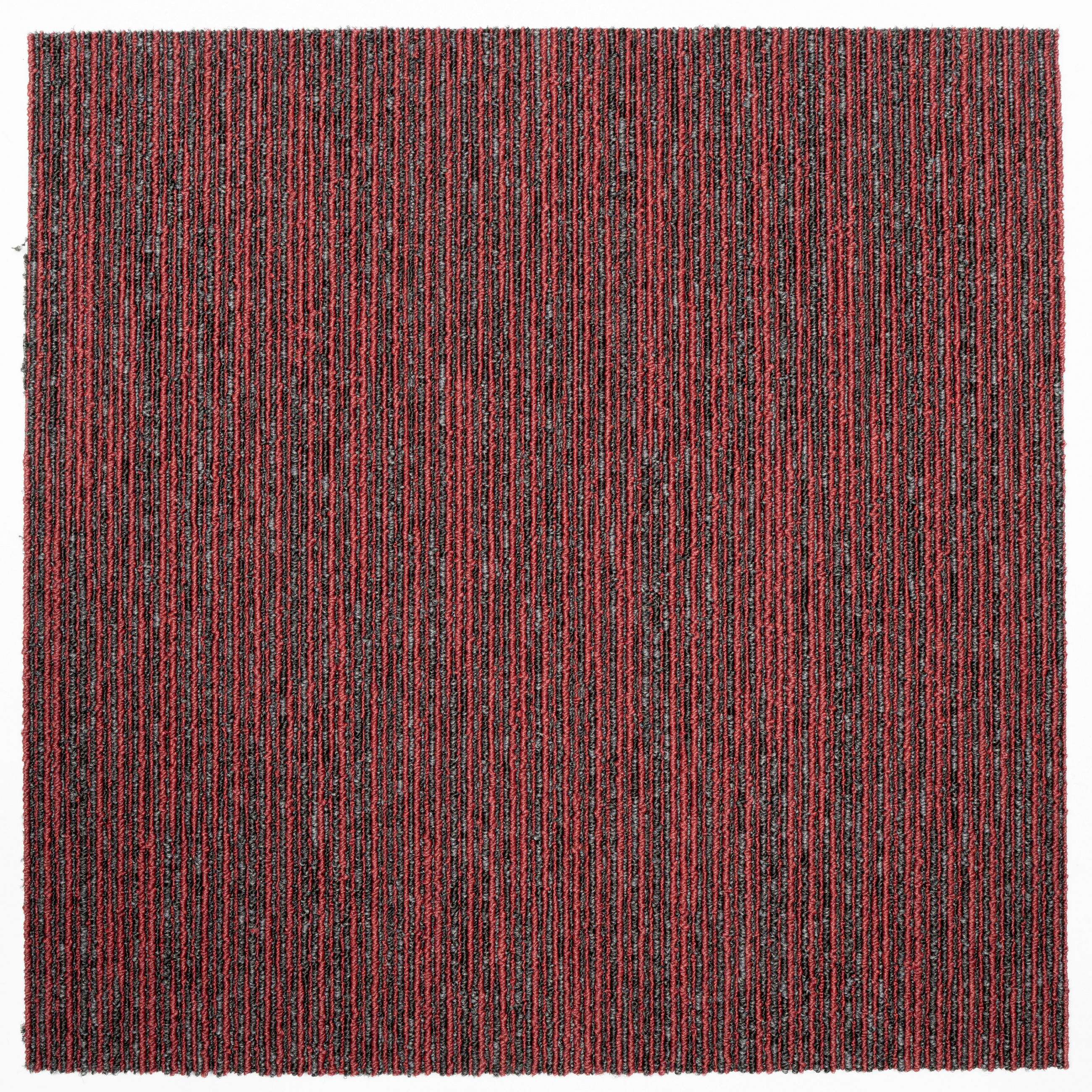 XXXLutz Teppichfliese Grau, Rot 50x50 cm