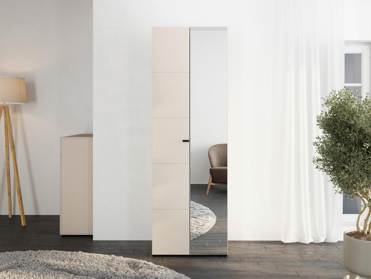 GARDEROBE 6-teilig  in 240/194/35 cm  - Kaschmir, Basics, Holzwerkstoff/Textil (240/194/35cm) - Carryhome