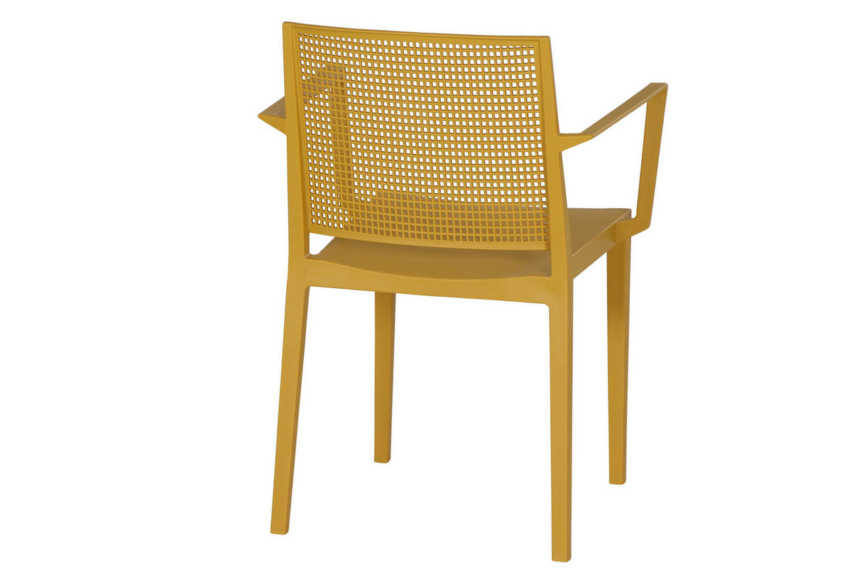 STAPELSTUHL in Kunststoff Gelb  - Gelb, Basics, Kunststoff (46/80/56cm) - Siena Garden