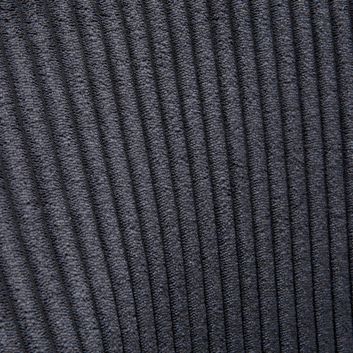 ARMLEHNSTUHL  in Eisen Cord  - Schwarz, LIFESTYLE, Textil/Metall (56/83/62cm) - MID.YOU