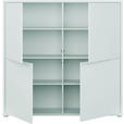 HIGHBOARD  124,5/121,5/34,9 cm  - Hellgrau/Grau, MODERN, Holzwerkstoff/Kunststoff (124,5/121,5/34,9cm) - Carryhome