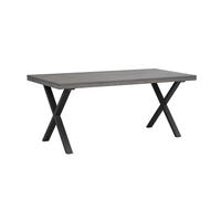 MATBORD i trä, metall 170/95/75 cm   - svart/mörkbrun, Klassisk, metall/trä (170/95/75cm) - Rowico