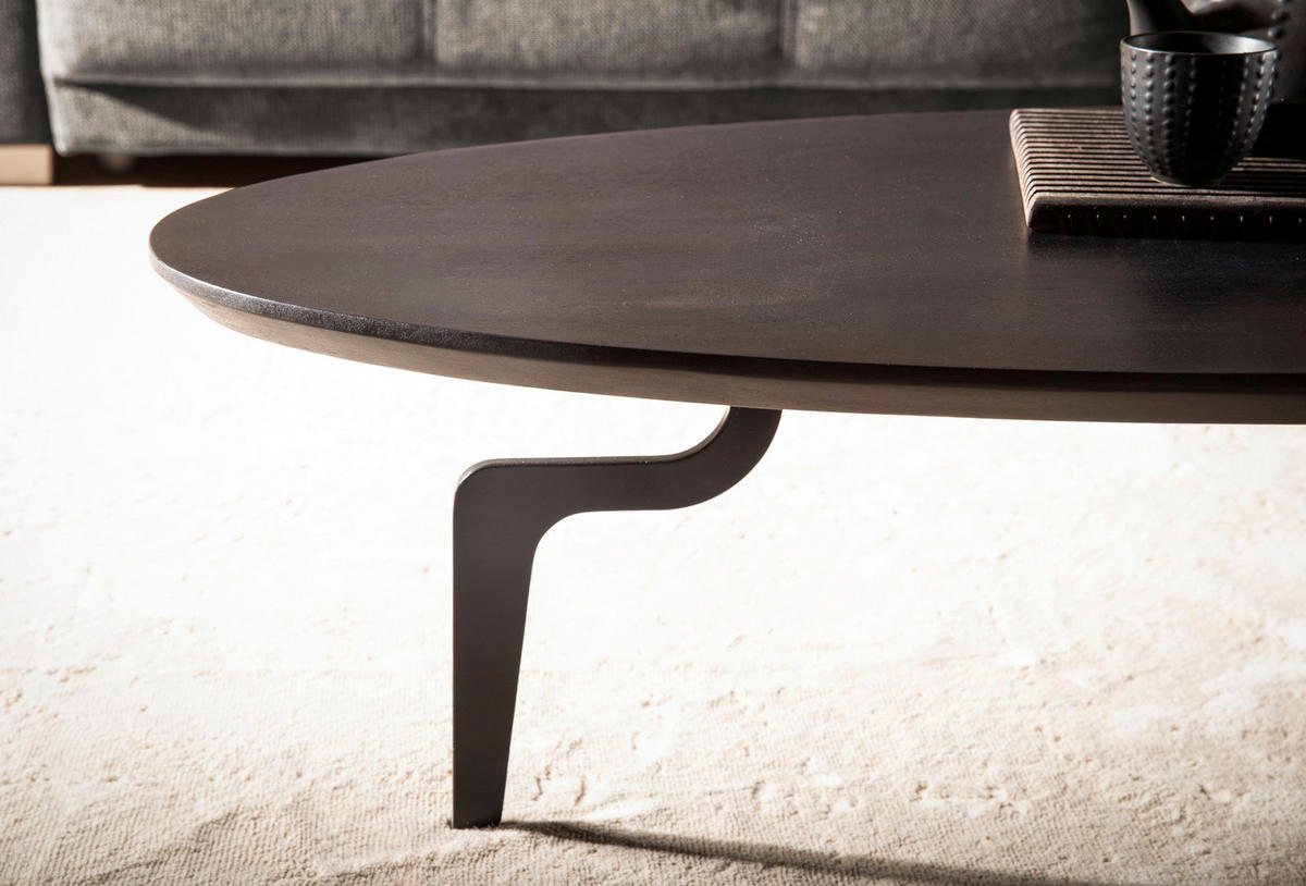 SOFFBORD i trä 86/50/30 cm  - svart, Design, metall/trä (86/50/30cm) - Livetastic