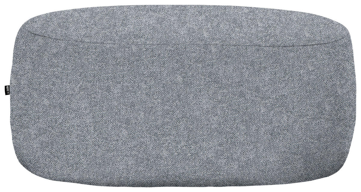 HOCKER in Textil Dunkelgrau  - Dunkelgrau/Schwarz, MODERN, Kunststoff/Textil (88/43/66cm) - Hom`in