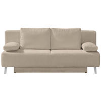 SCHLAFSOFA in Cord Hellbraun  - Hellbraun, MODERN, Textil/Metall (193/85/88cm) - Novel