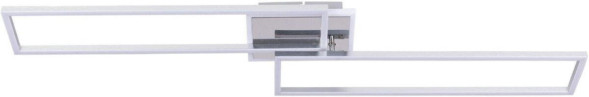 LED-DECKENLEUCHTE 17 W    110/25/8 cm  - Weiss, Trend, Kunststoff/Metall (110/25/8cm) - Novel