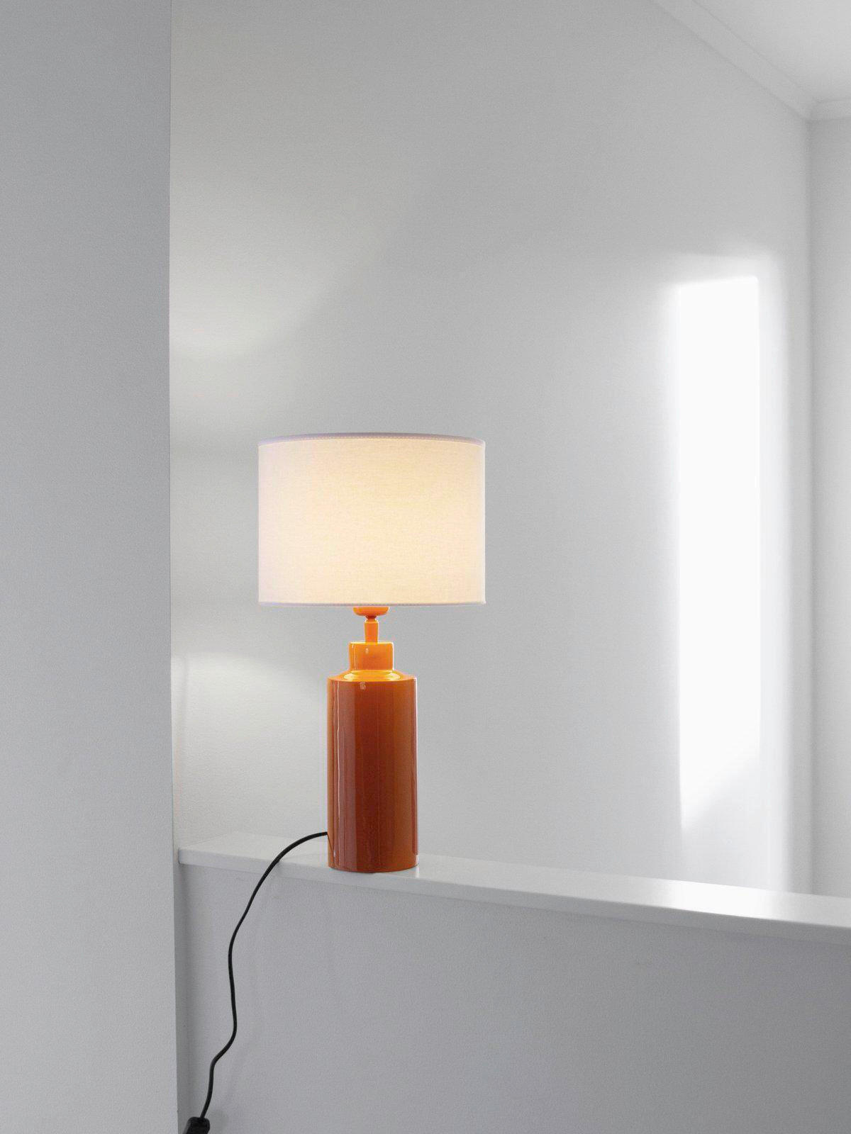 TISCHLEUCHTE PR Home Solo - Orange/Weiß, KONVENTIONELL, Metall (55cm)
