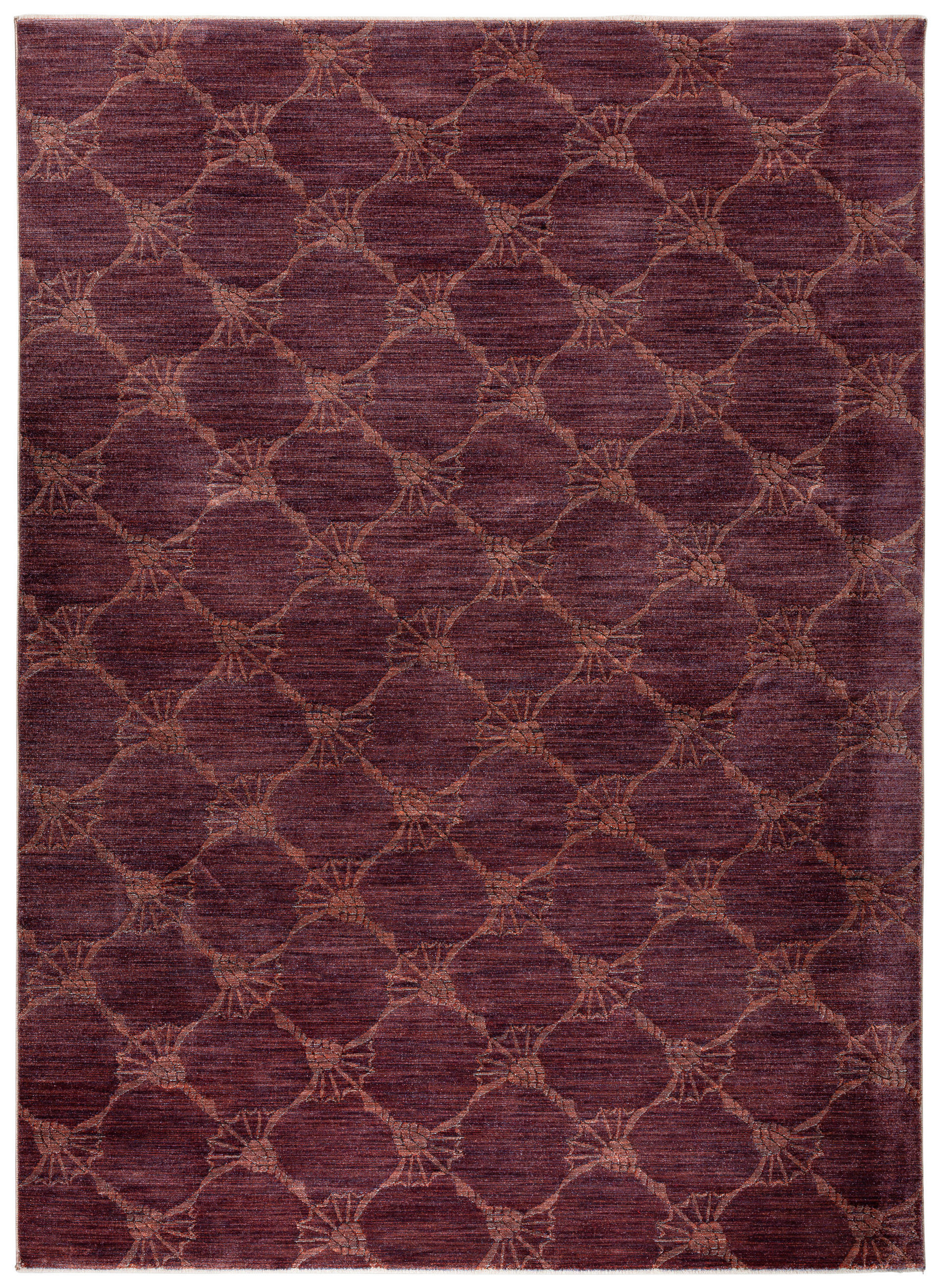 WEBTEPPICH 140/200 cm Cornflower Gleam Rot  - Rot, Design, Kunststoff/Textil (140/200cm) - Joop!