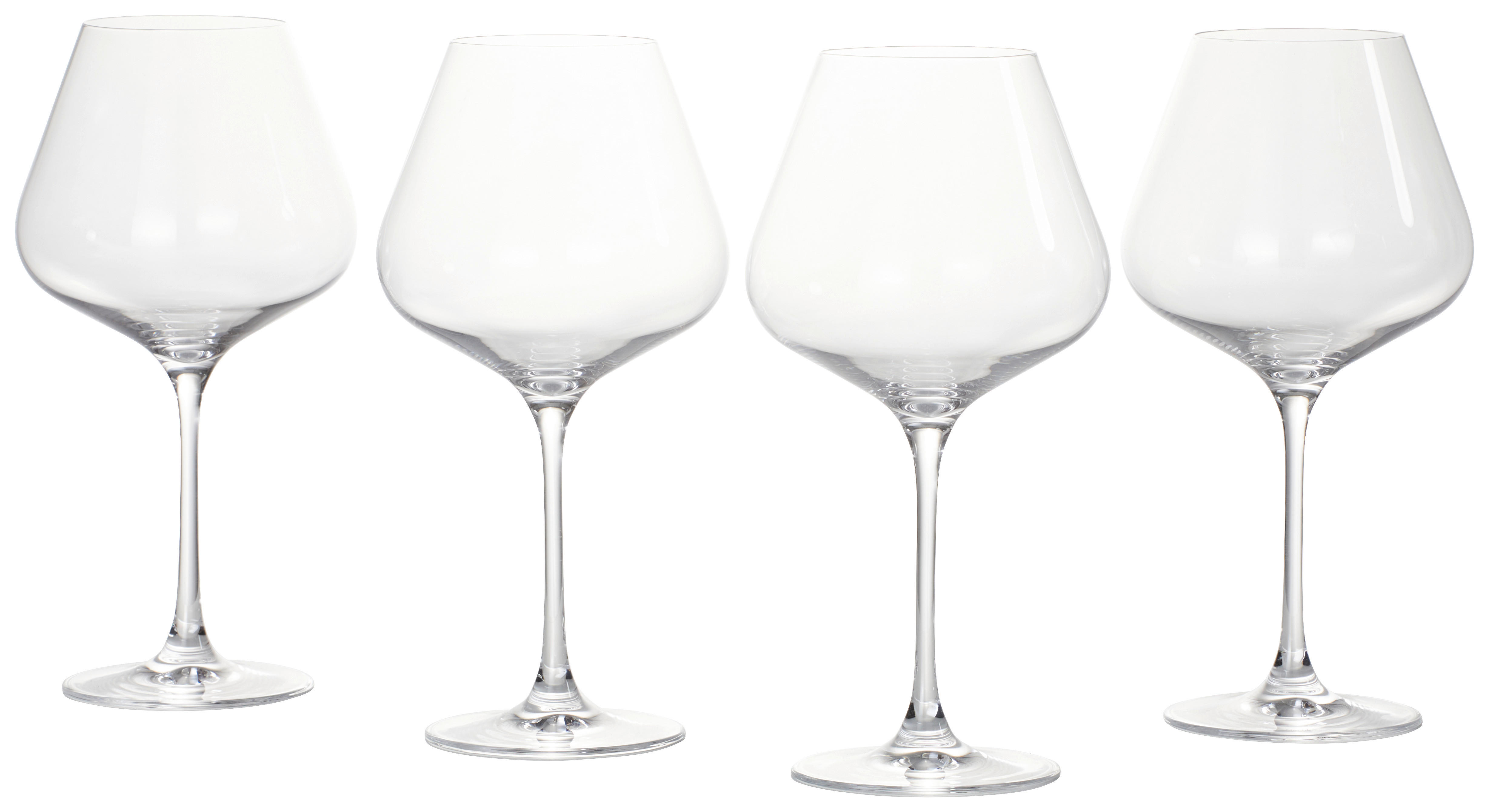 GLÄSERSET Vinova  4-teilig  - Transparent, Design, Glas (25,2/24,9/25,2cm) - Nachtmann