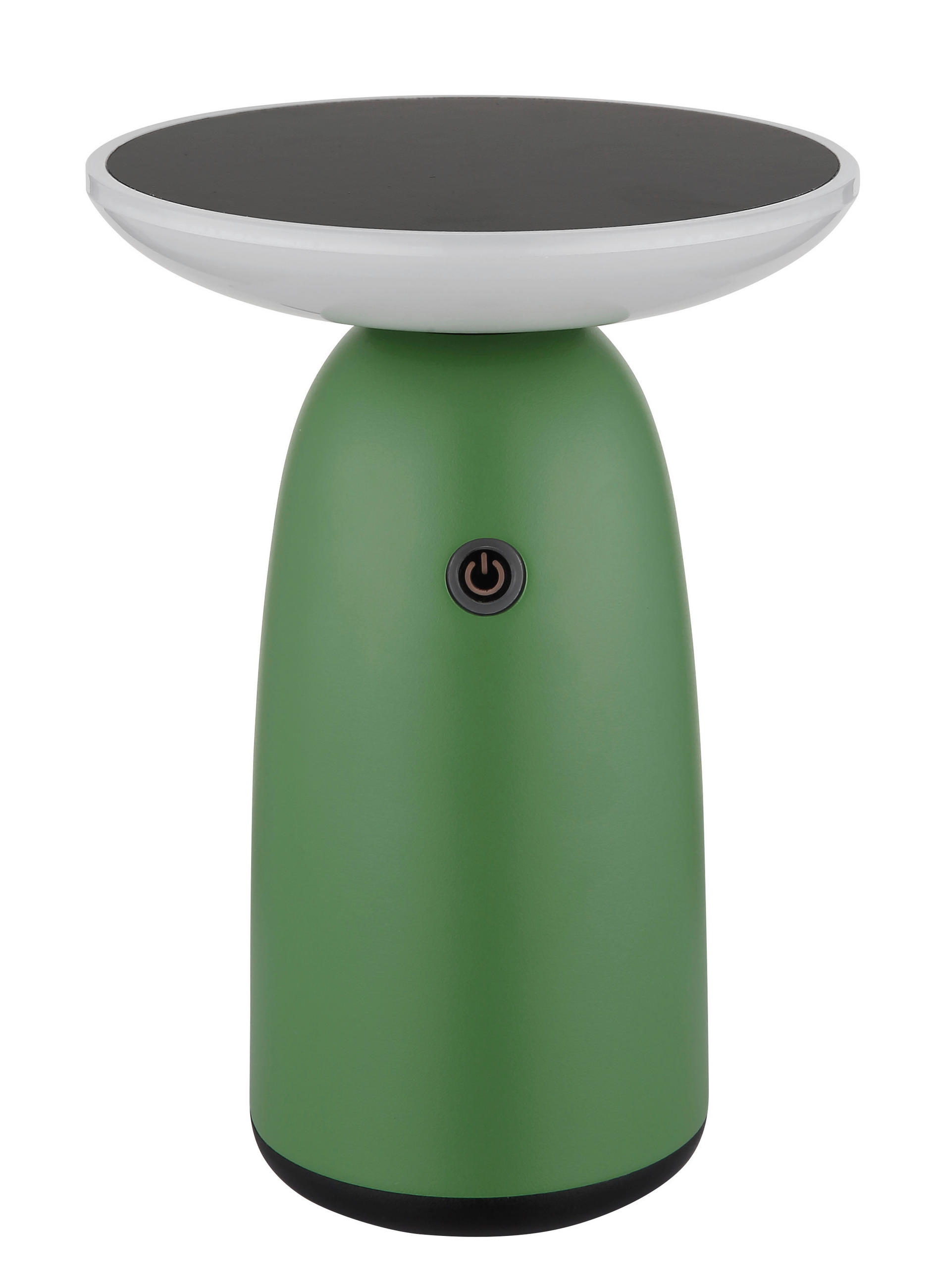 SOLARLEUCHTE  - Opal/Schwarz, Design, Kunststoff/Metall (16/22,5cm) - Globo