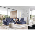 ECKSOFA in Struktur Violett  313/233 cm  - Violett/Schwarz, Design, Kunststoff/Textil (313/233cm) - Emilio Belluti