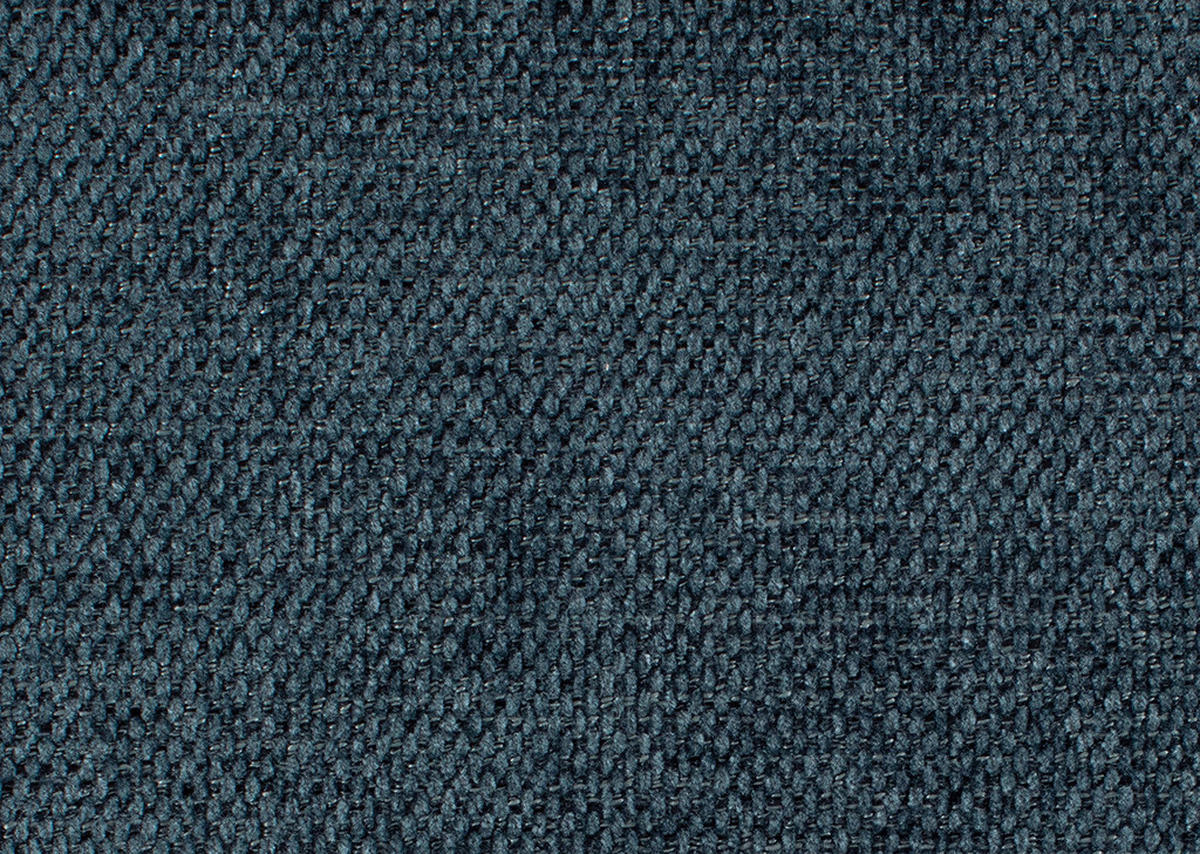 ECKSOFA in Chenille Blau  - Blau/Schwarz, Modern, Holz/Textil (241/184cm) - Carryhome