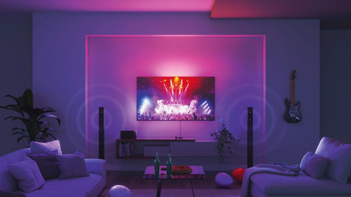 4D MIRROR+LIGHT STRIP KIT 85" 520 cm   - Schwarz, Basics, Kunststoff (520cm) - NANOLEAF