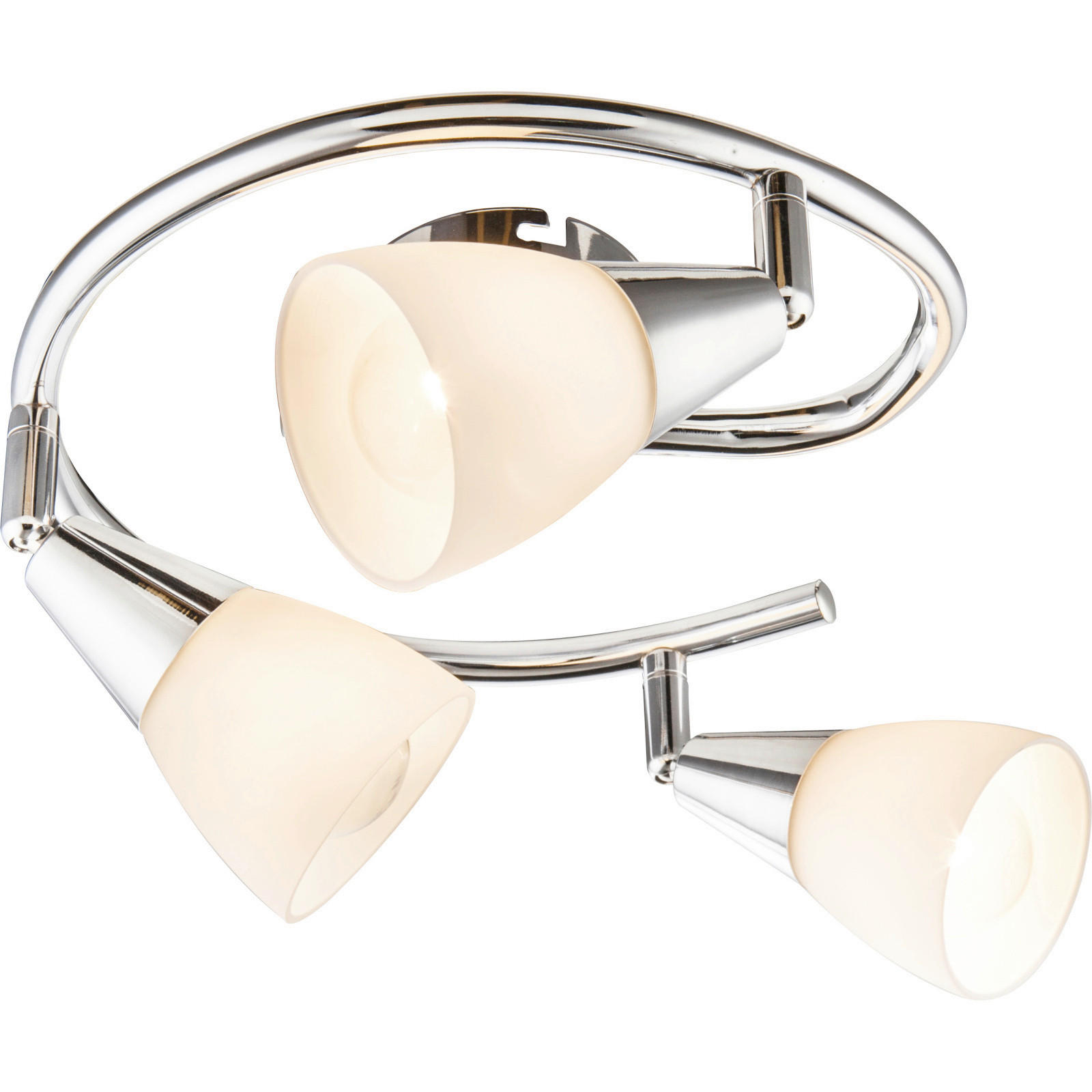 SPOTLÁMPA - krómszínű, Basics, Üveg/fém (25/15cm)