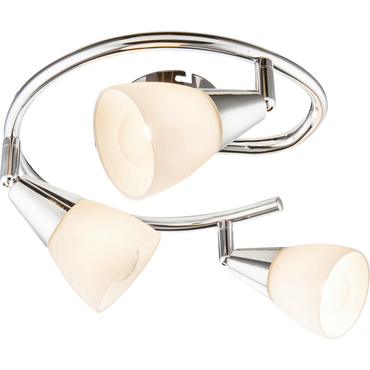 Proiector - culoare crom, Basics, sticlă/metal (25/15cm)