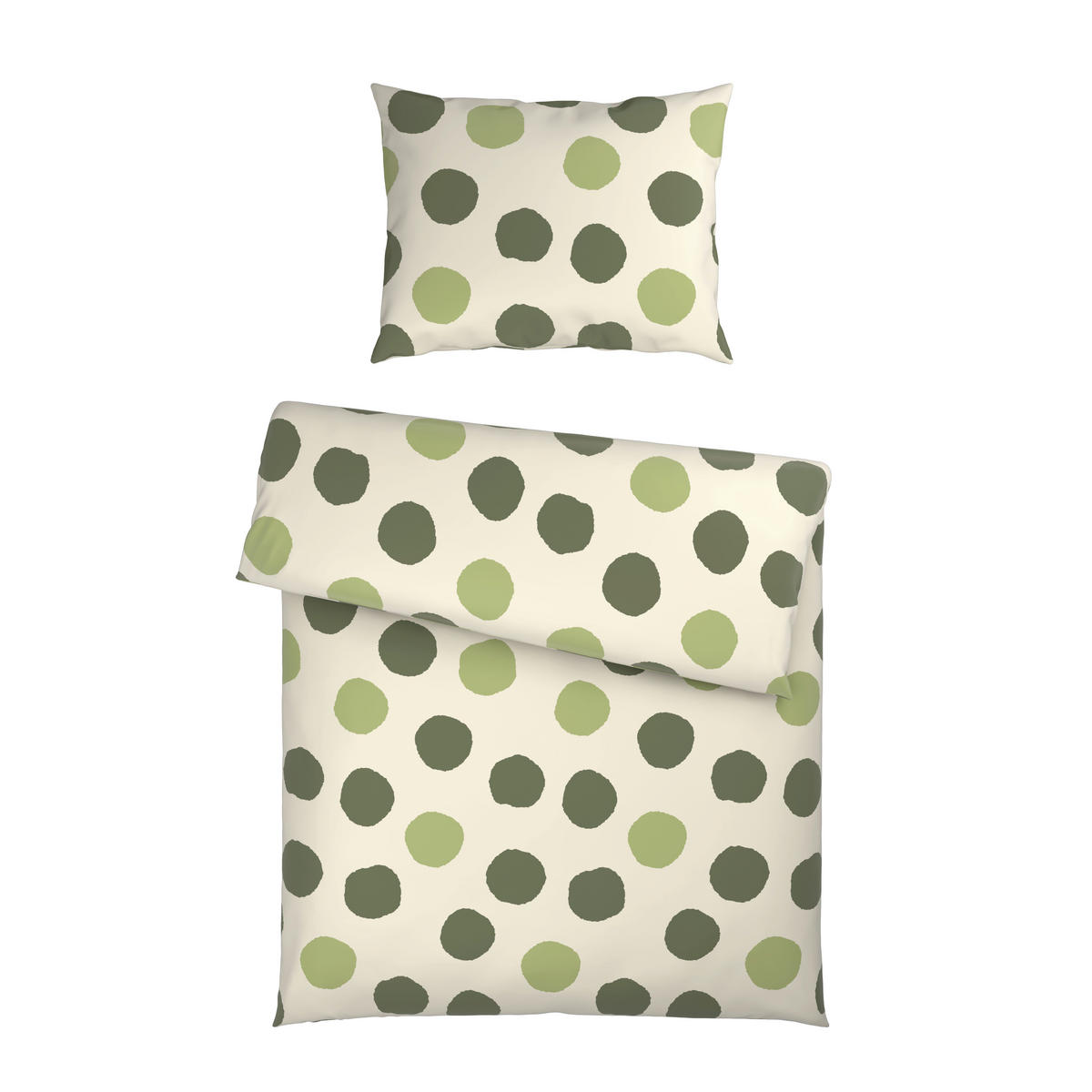 BETTWÄSCHE Satin 140/200 cm  - Grün, Textil (140/200cm) - Esposa