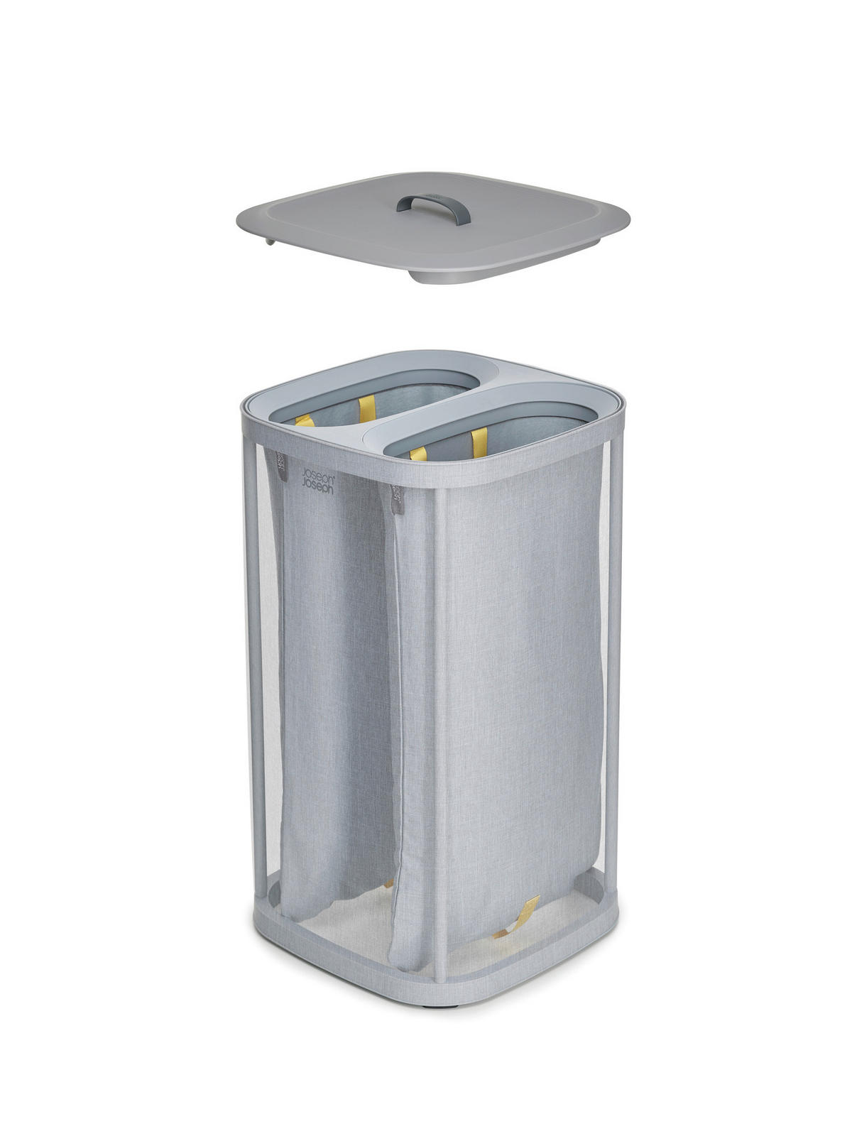 KANTA ZA VEŠ     39,5/71/39,5 cm     - siva, Osnovno, tekstil/plastika (39,5/71/39,5cm) - Joseph Joseph